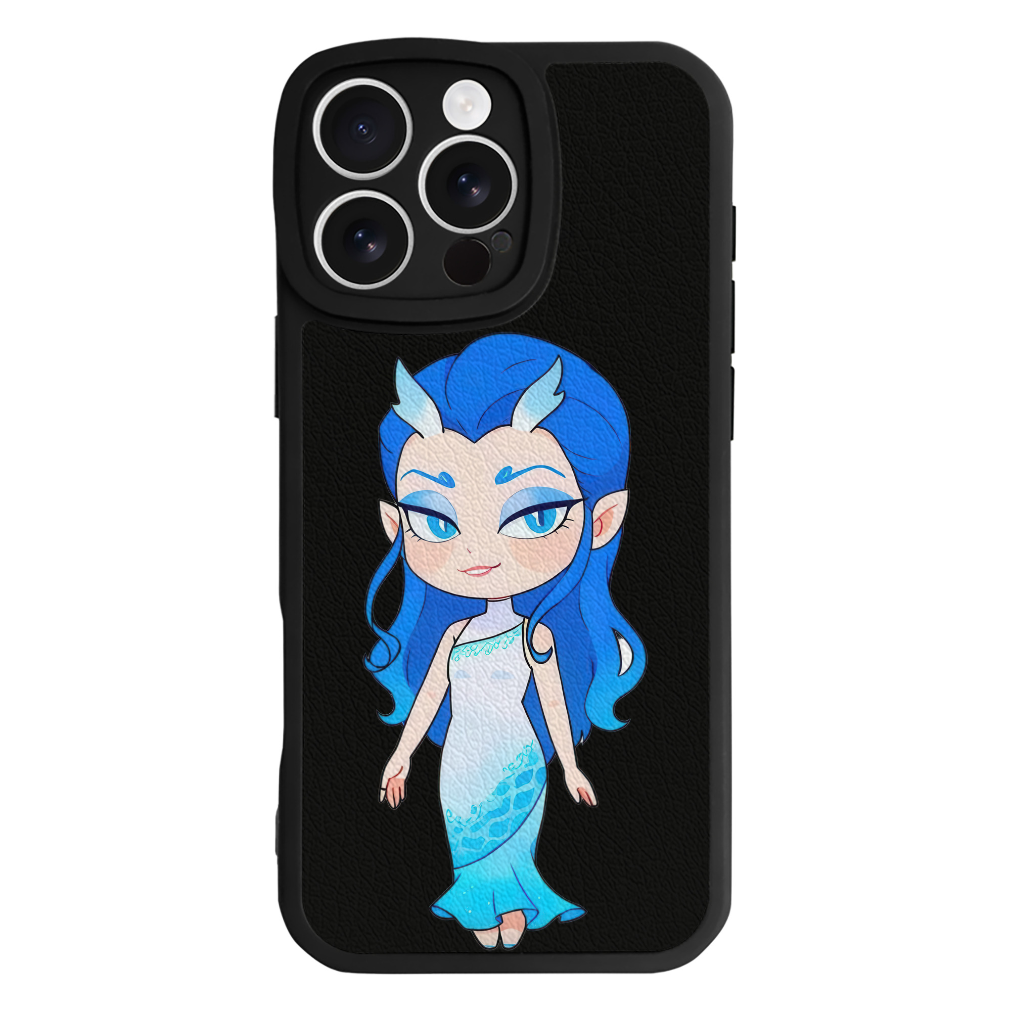 （画像用） Ne Zha 2 ナタ 魔童の大暴れ 【iPhone 16シリーズ対応】シリコンスマホケース（レザー調） 材質：シリコン